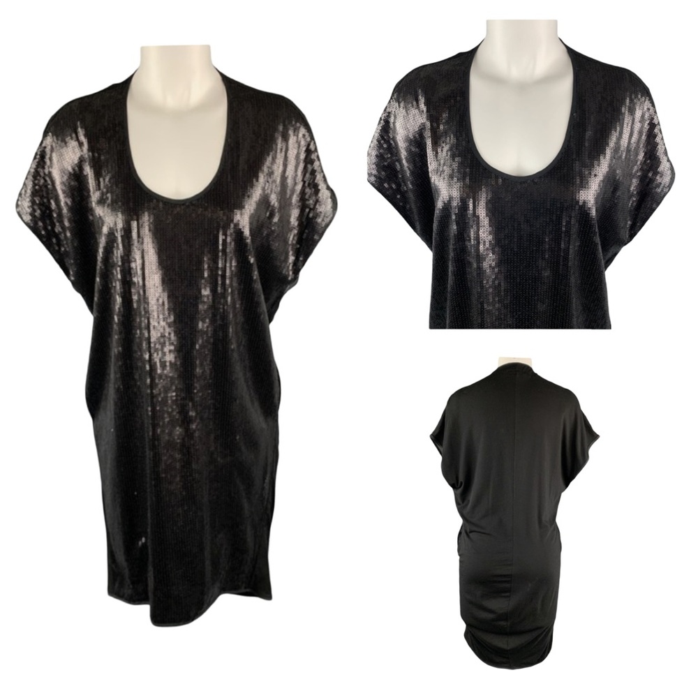 🪷 Rag & Bone Shimmering Black Sequin DressSize 6